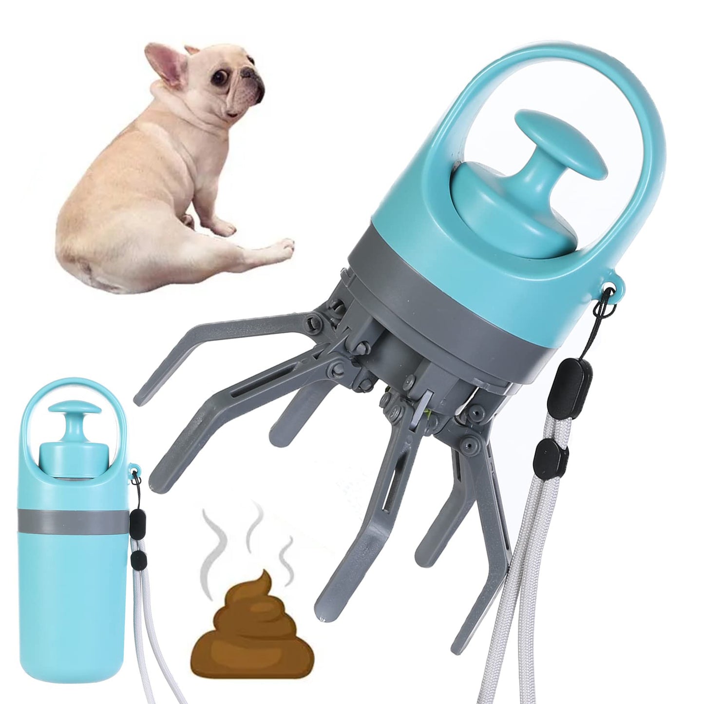 Portable Poop Scoop with Built-in Bag Dispenser - Zuri & Ubuntu Pets