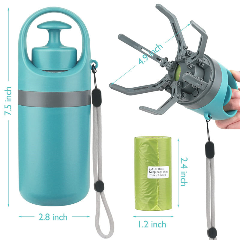 Portable Poop Scoop with Built-in Bag Dispenser - Zuri & Ubuntu Pets